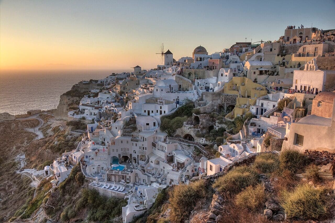 Oia Manzarası, Santorini