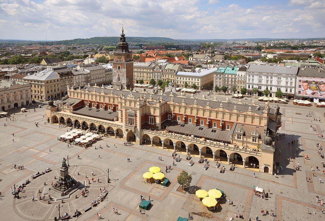 Rynek Główny square in Kraków