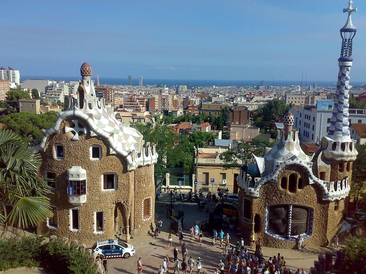 Park Güell mozaik terası, Barselona