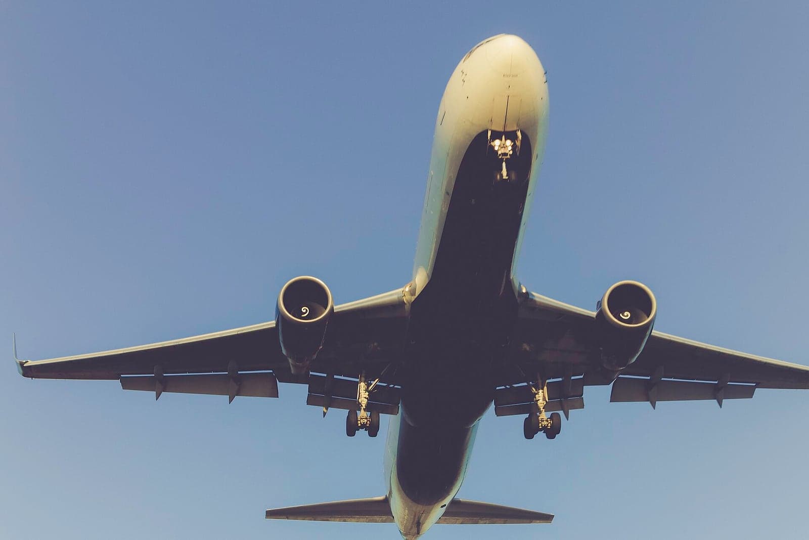 A passenger aircraft on approach