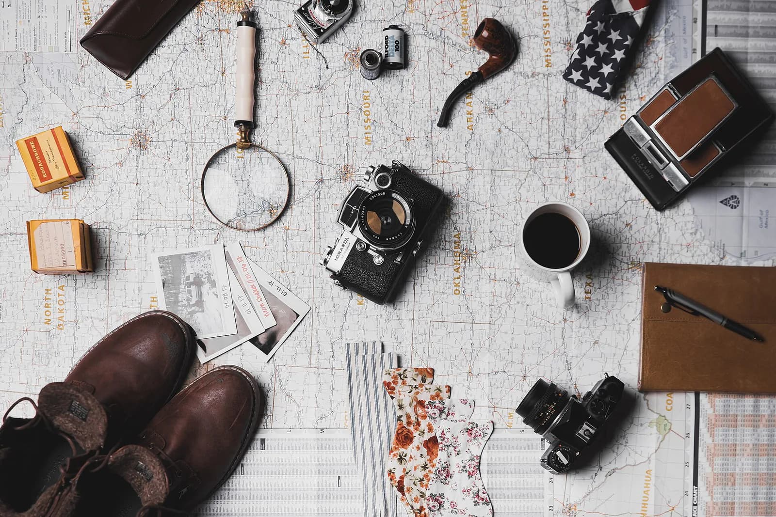Planning a multi-city route on a map
