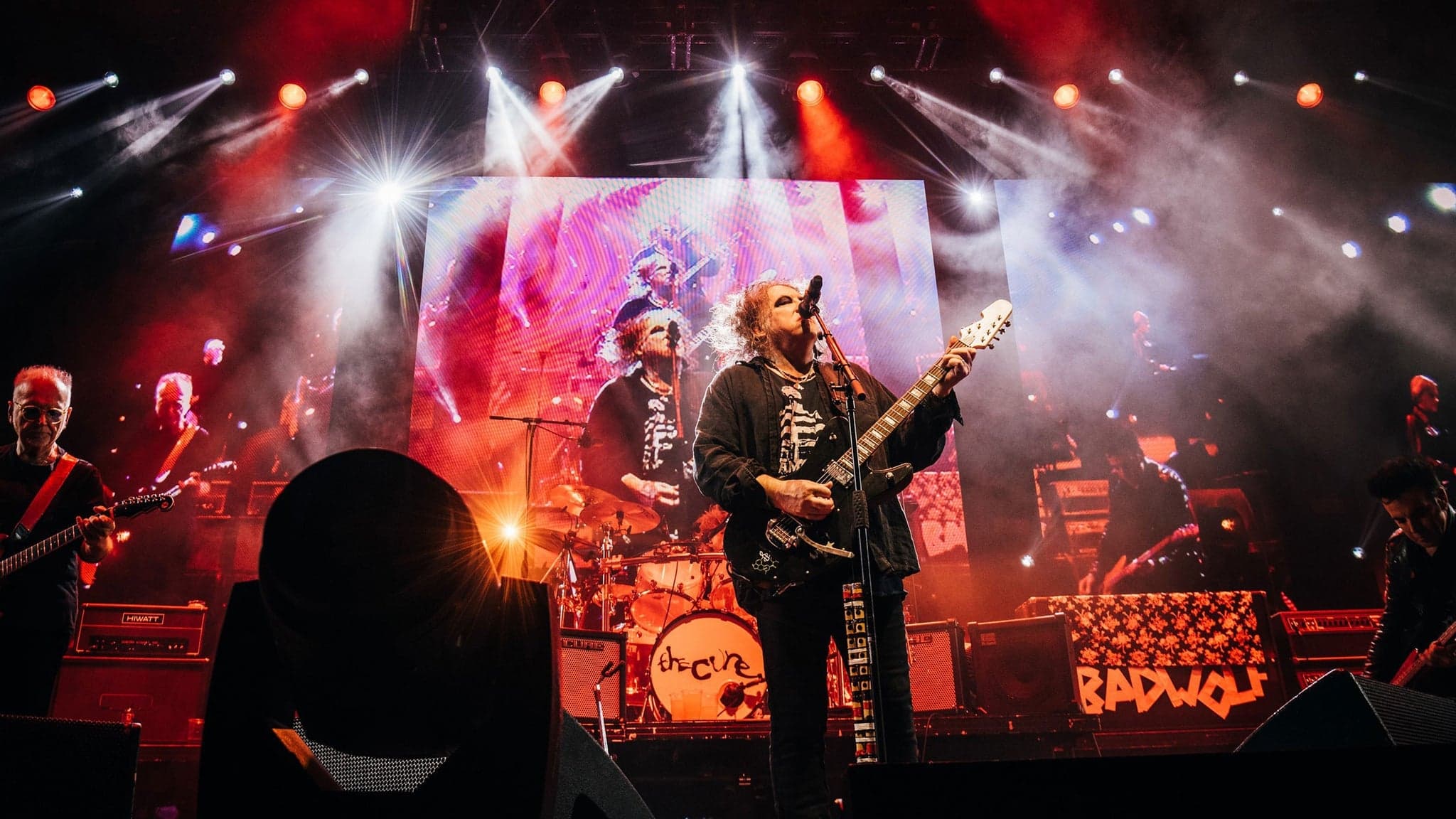 The Cure on stage