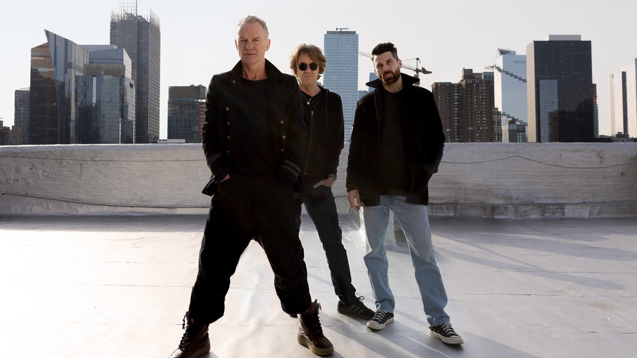 Sting on stage