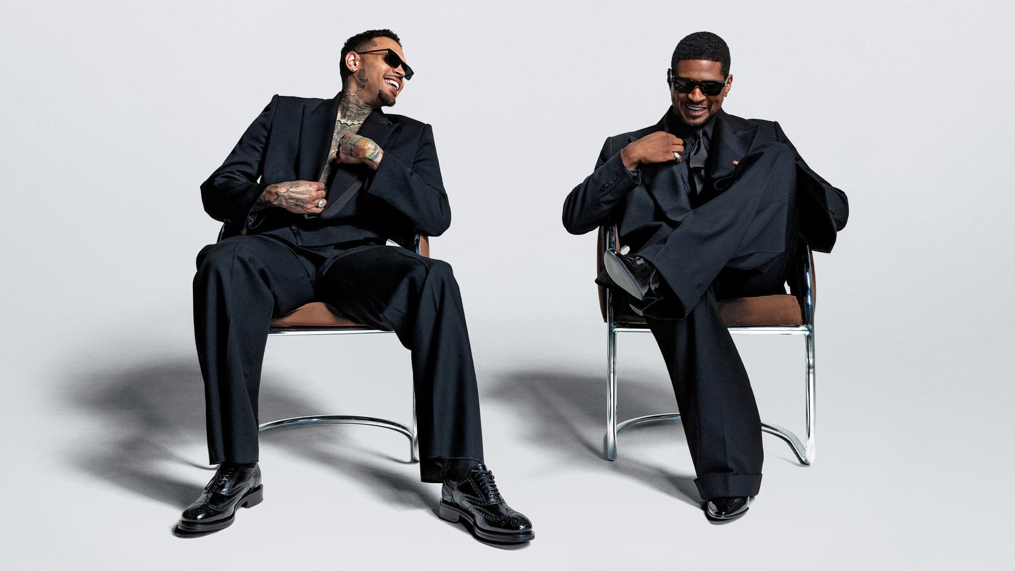 Usher and Chris Brown The R&B Tour 2026 FlyVentis event artwork