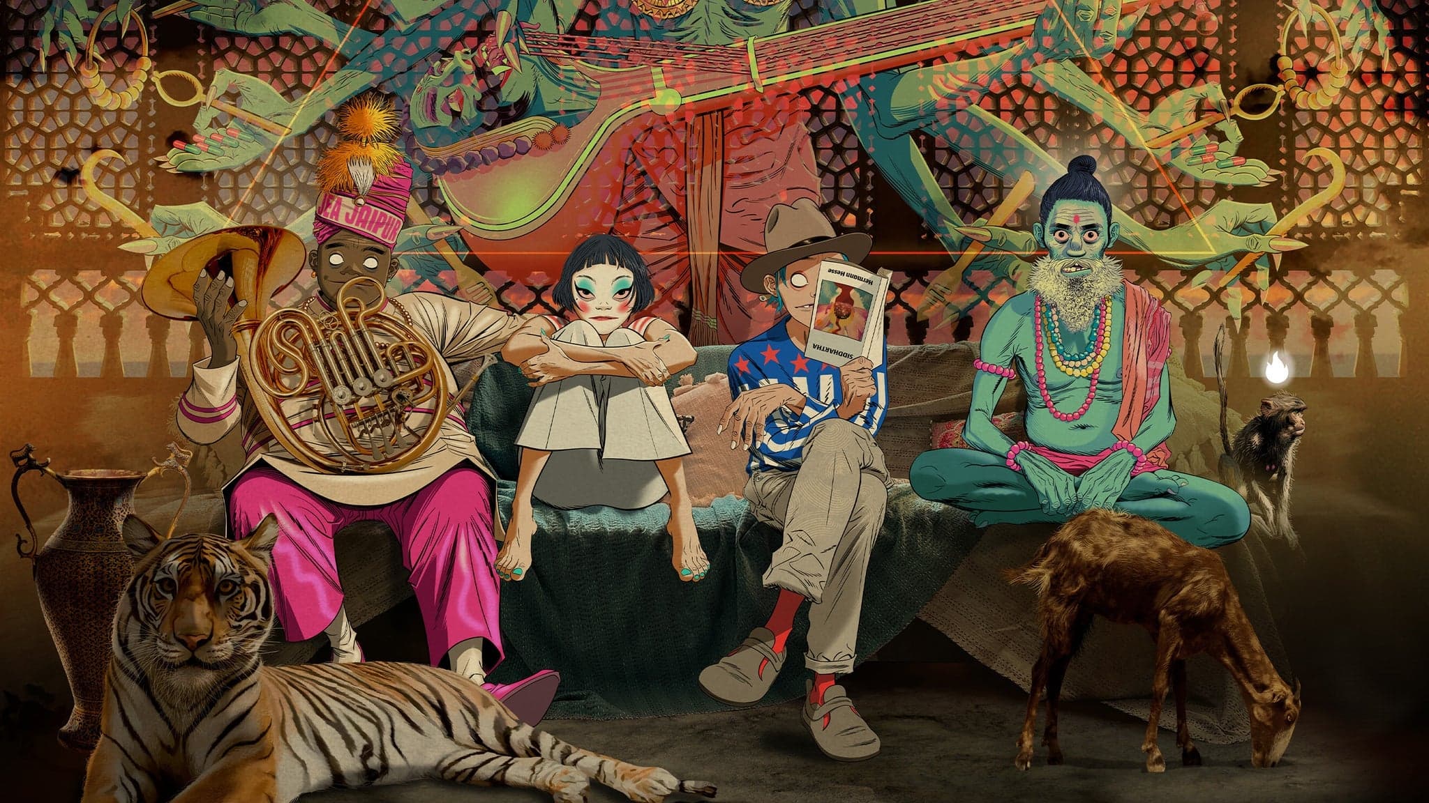 Gorillaz sahnede