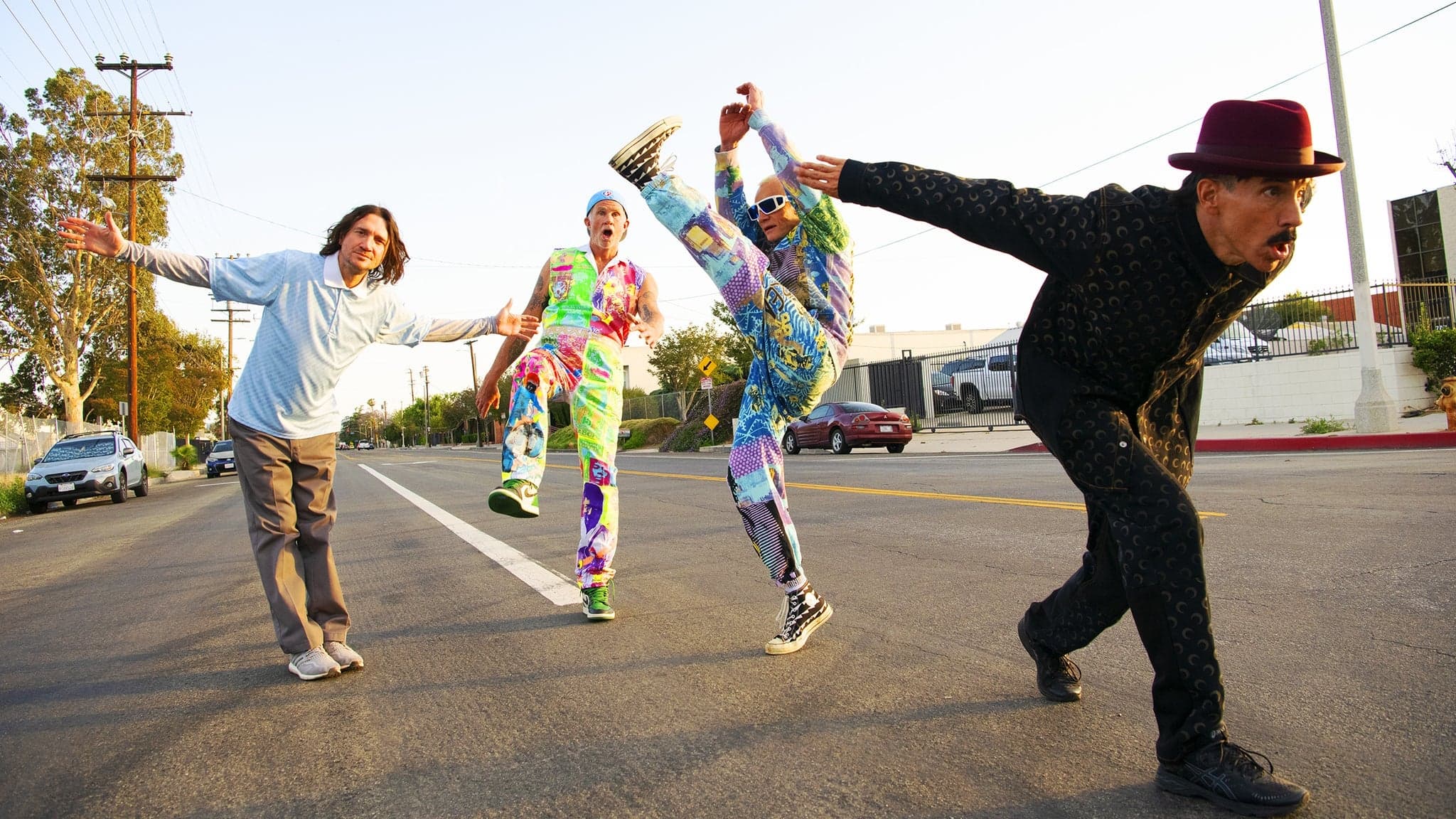 Red Hot Chili Peppers on stage