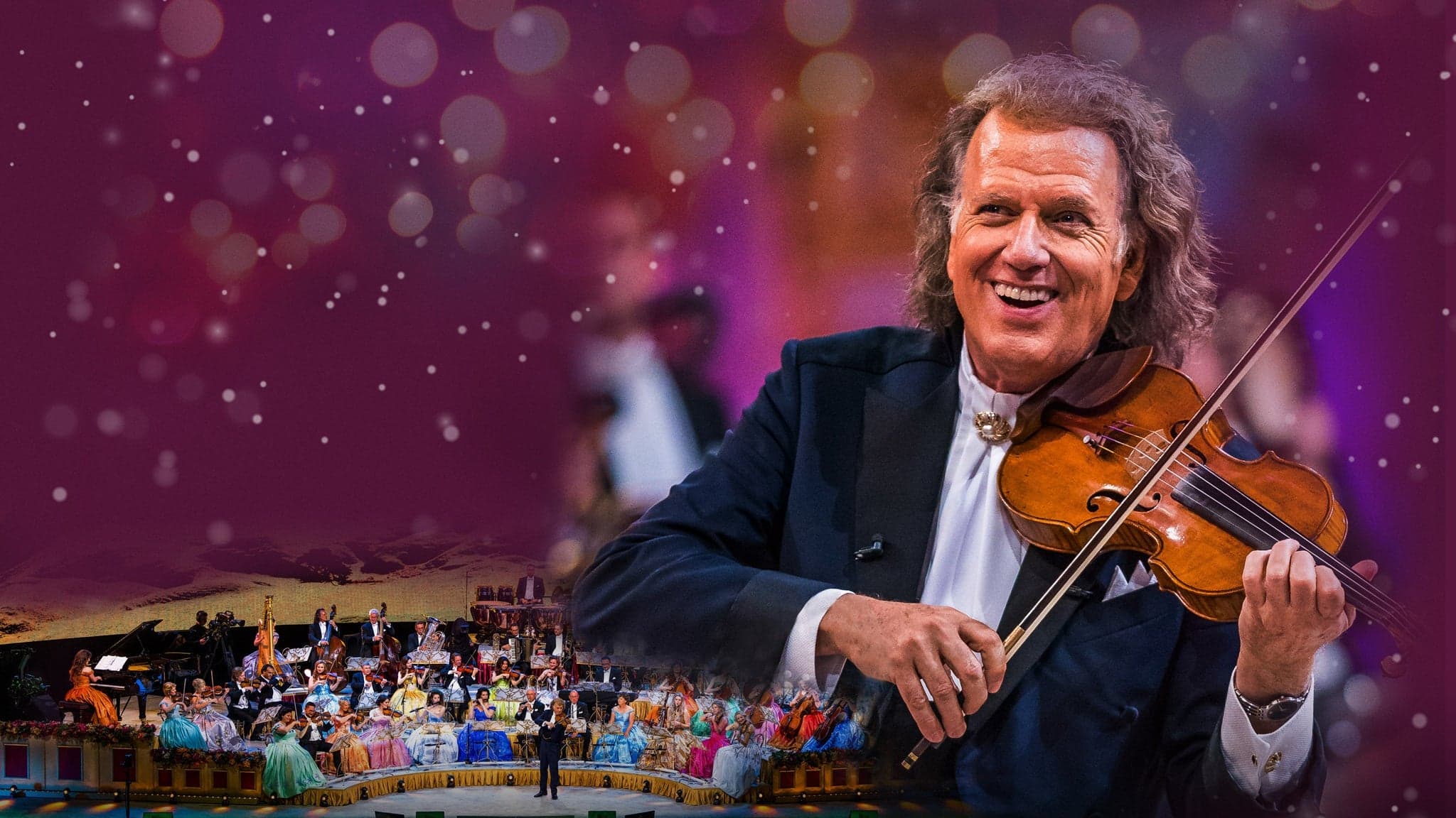 André Rieu and the Johann Strauss Orchestra promotional photograph