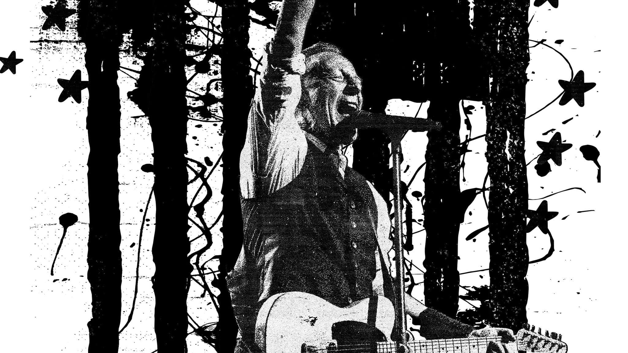 Bruce Springsteen and the E Street Band in a stadium concert