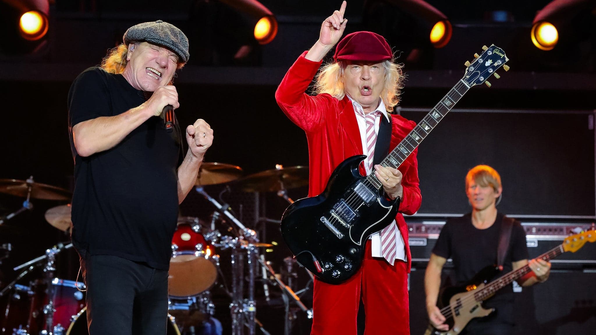 AC/DC on stage