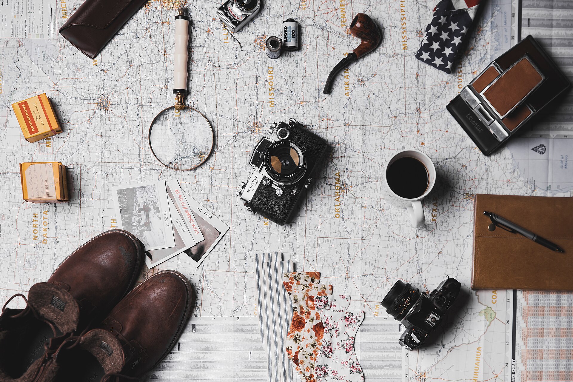 Planning a multi-city route on a map