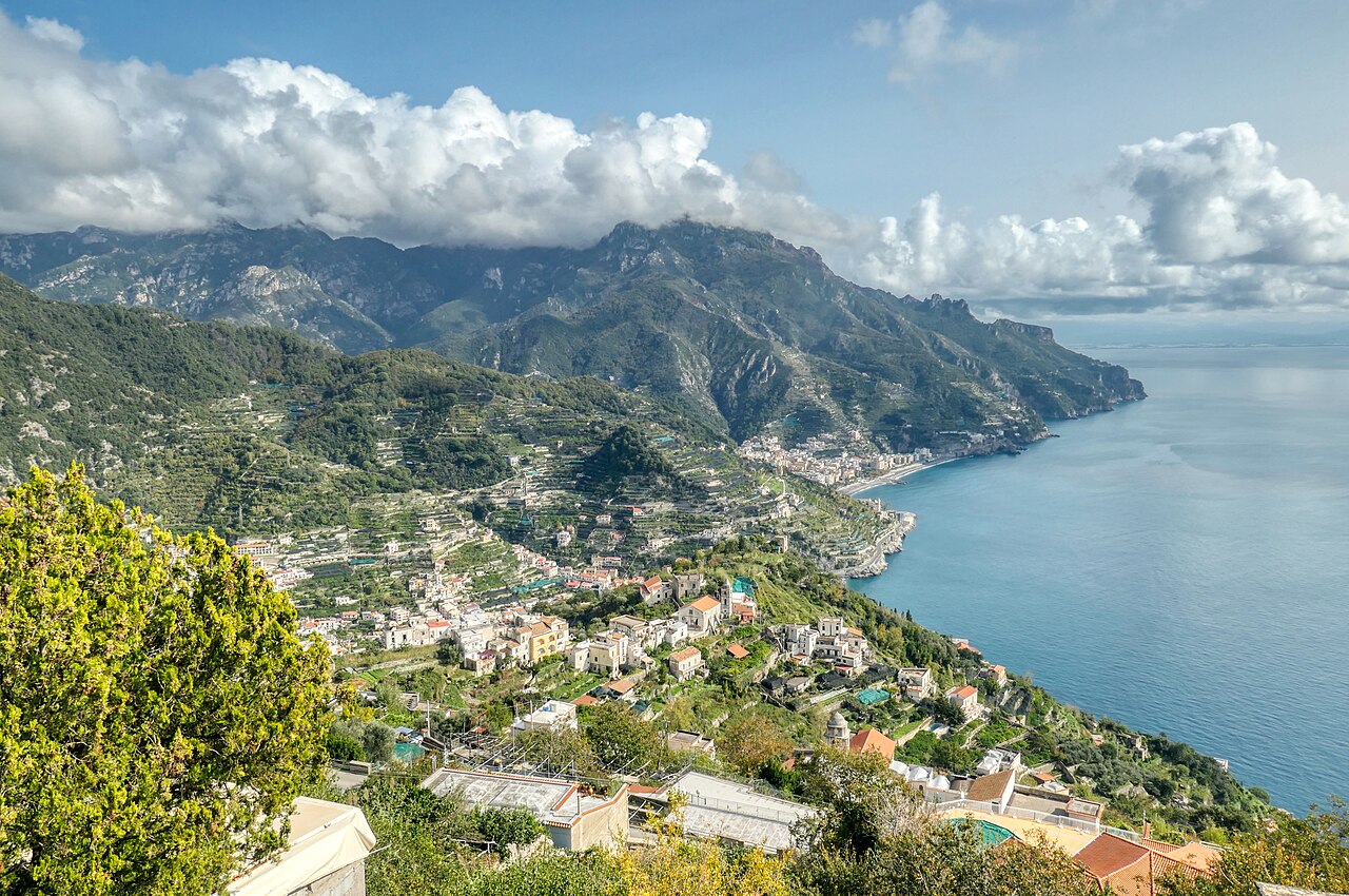 Amalfi Kıyısı, Akdeniz manzarası