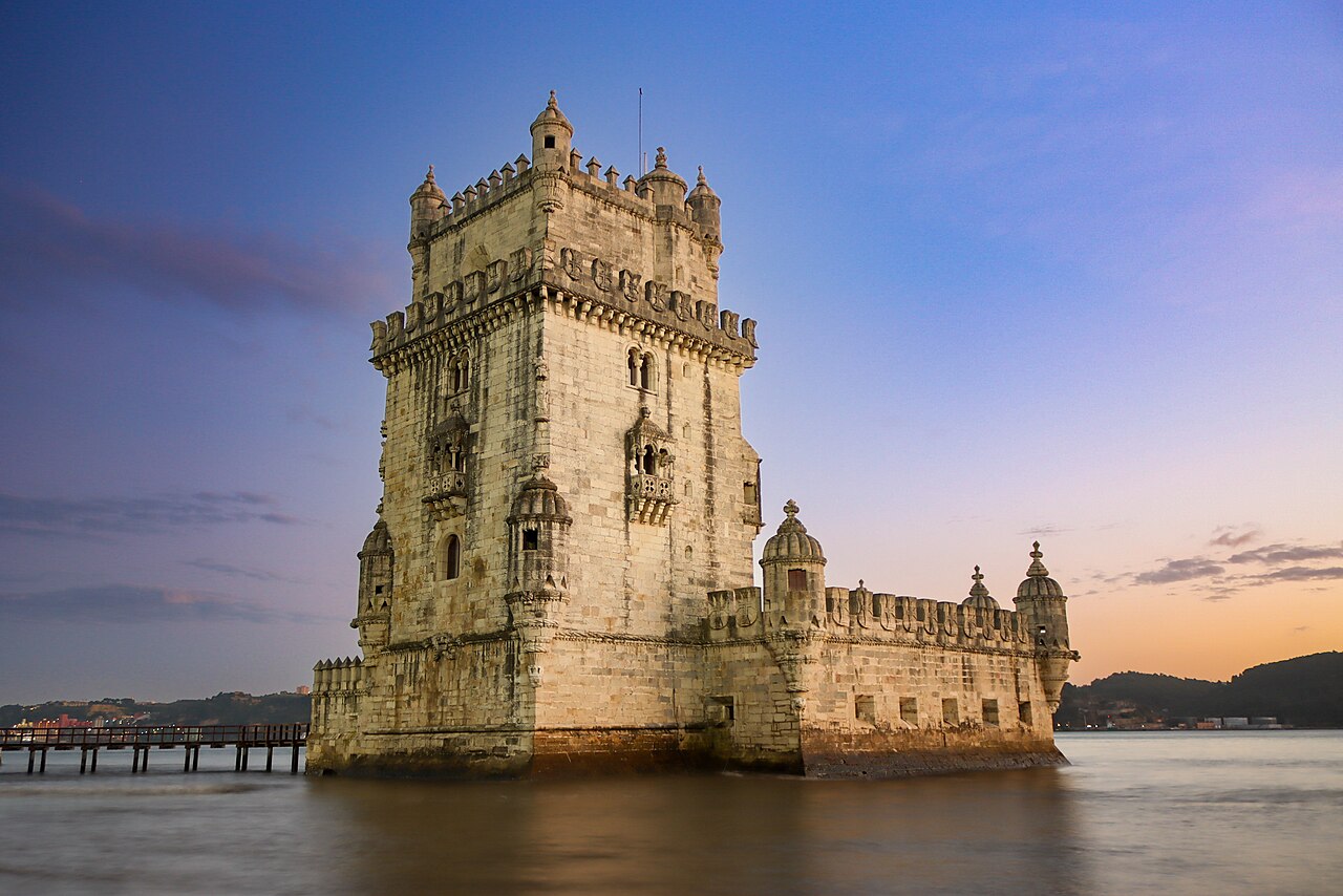 Lisbon Belém Tower in September light