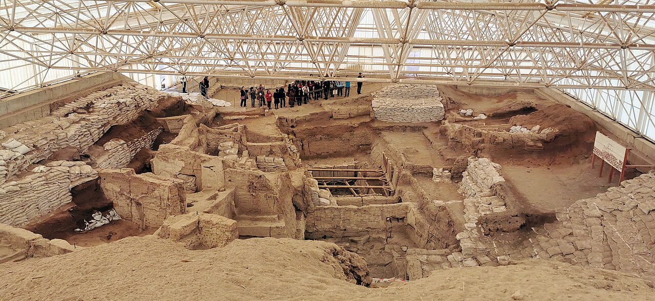 Çatalhöyük kazı alanı